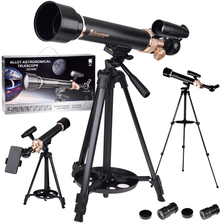 Astronomický teleskop 30x/60x 500 mm se stativem a příslušenstvím