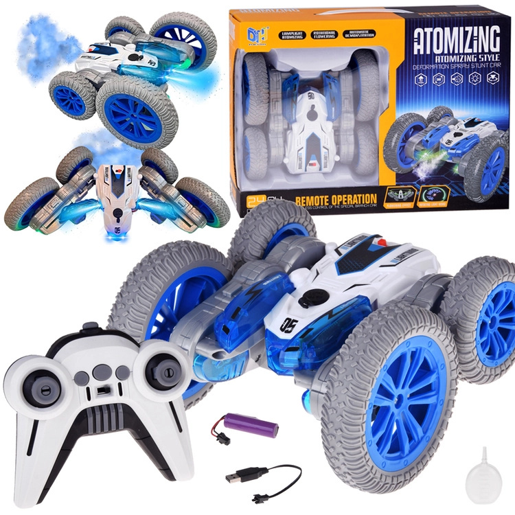 RC kaskadérské auto s párou a světly