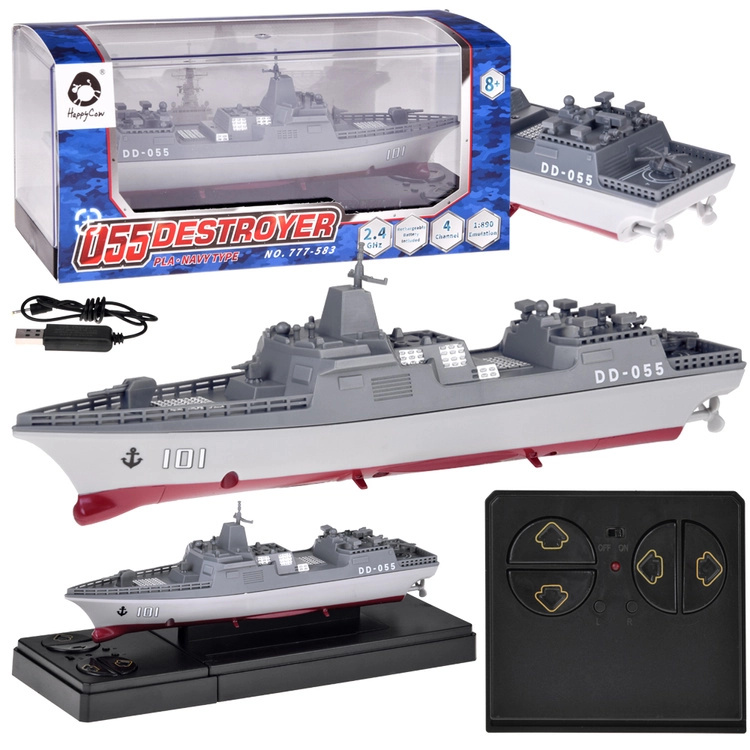 Rc torpédoborec DD-055 v měřítku 1:890