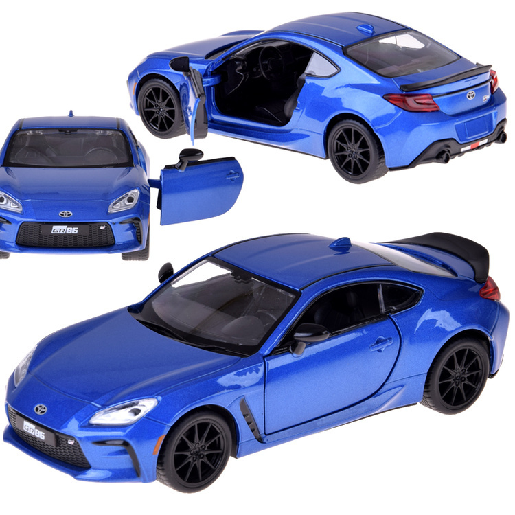 kovový model auta TOYOTA GR86 1:28 se světlem a zvukem