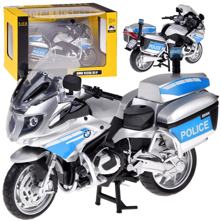 Kovový model policejního motocyklu BMW R1250 RT-P 1:12
