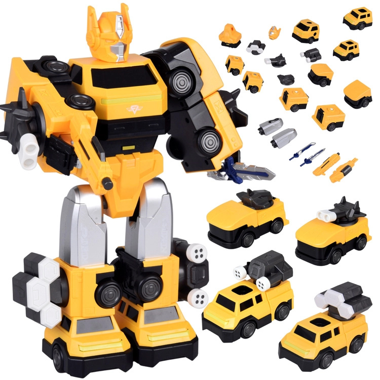 magnetický transformující robot 2v1 – velká figurka s doplňky