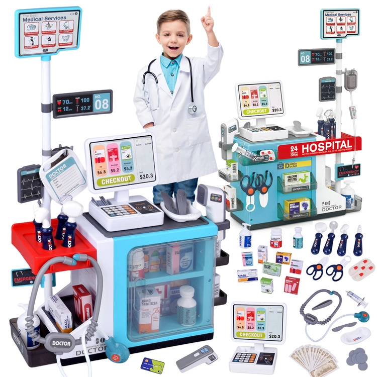 Malý lékař – dětská klinika a lékárna s pokladnou