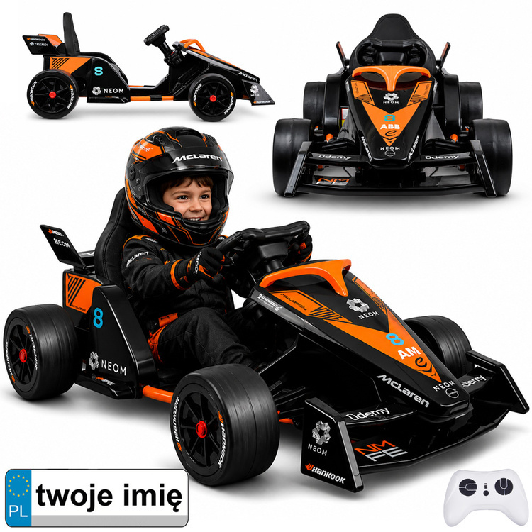 Elektrická dětská formule Formula E McLaren NEOM na akumulátor