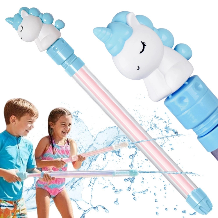 Vodní pistole s jednorožcem 48 cm – stříkací pumpa pro děti