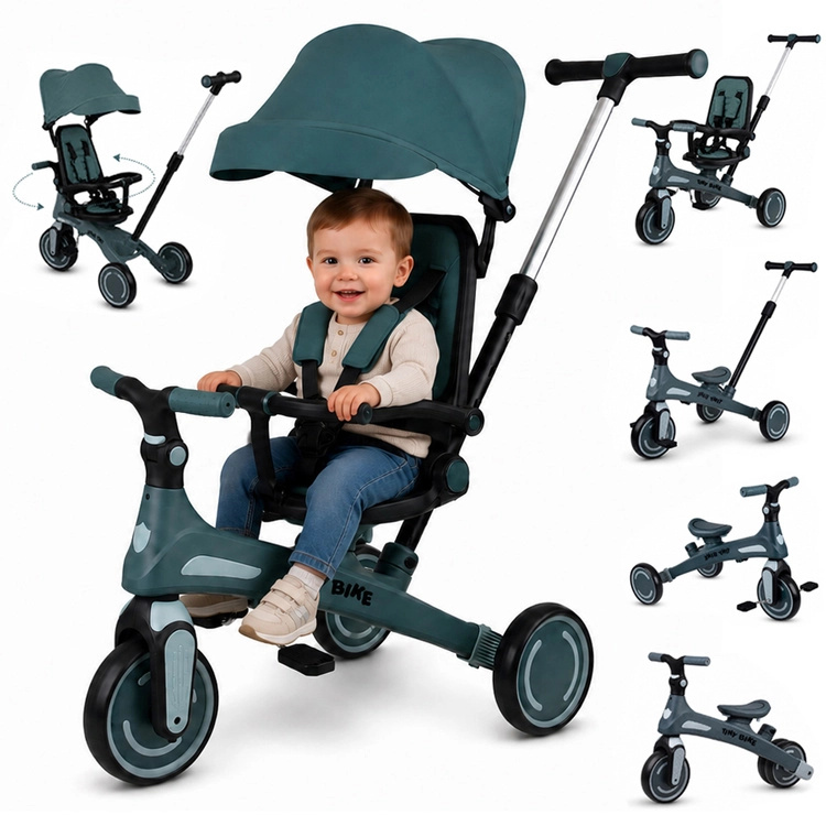 Dětská tříkolka Tiny Bike 5v1 rostoucí s dítětem – Standard