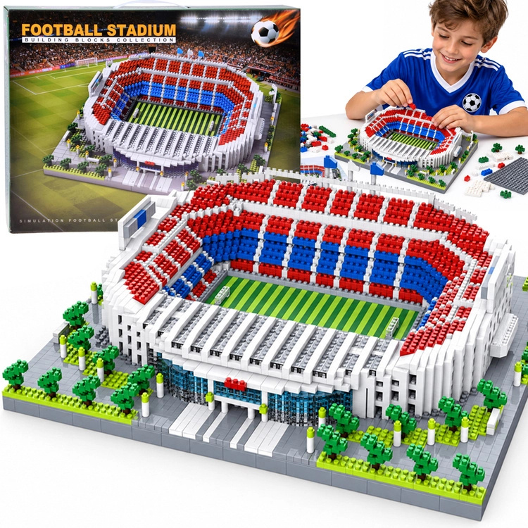 Stavebnice fotbalového stadionu 2748 dílků