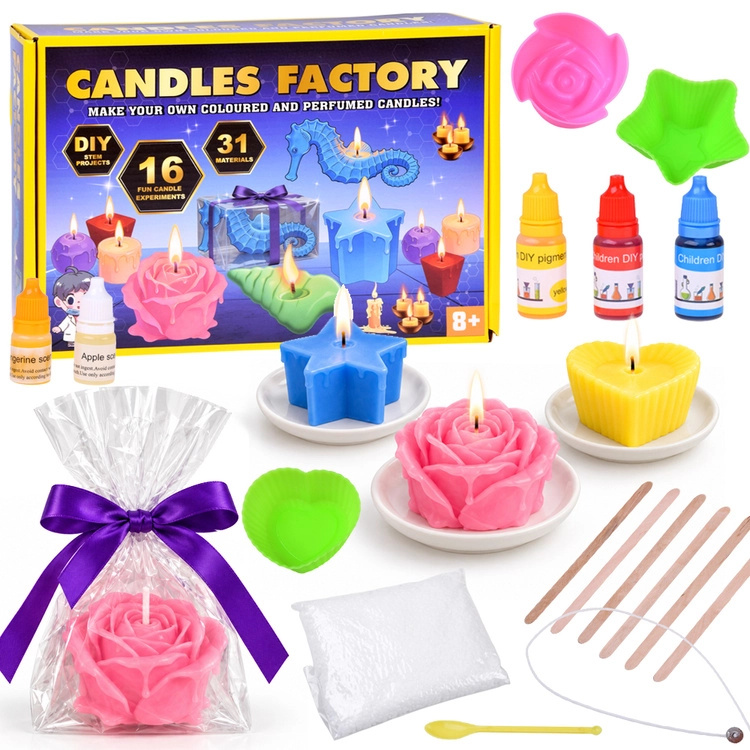 Kreativní sada na výrobu voňavých svíček Candles Factory