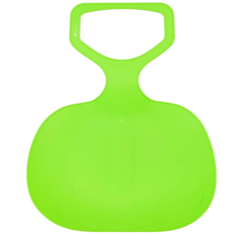 Plastový kluzák ve tvaru jablka na sníh 48 cm – Zelený