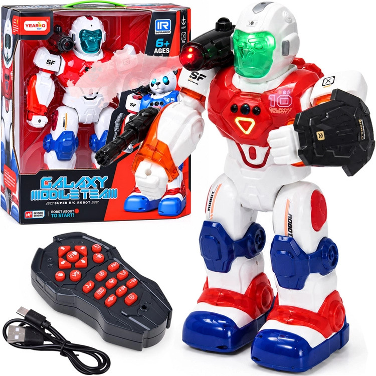 Interaktivní robot Galaxy Mobile Team Gorilla na dálkové ovládání a gesta