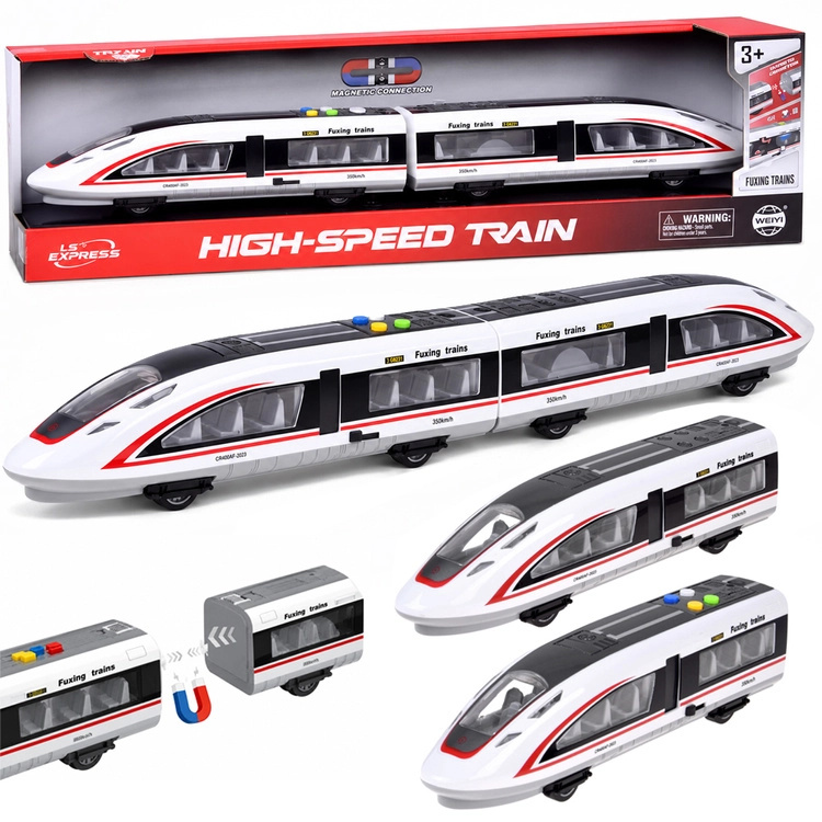 Magnetický vysokorychlostní vláček 57 cm se světlem a zvukem