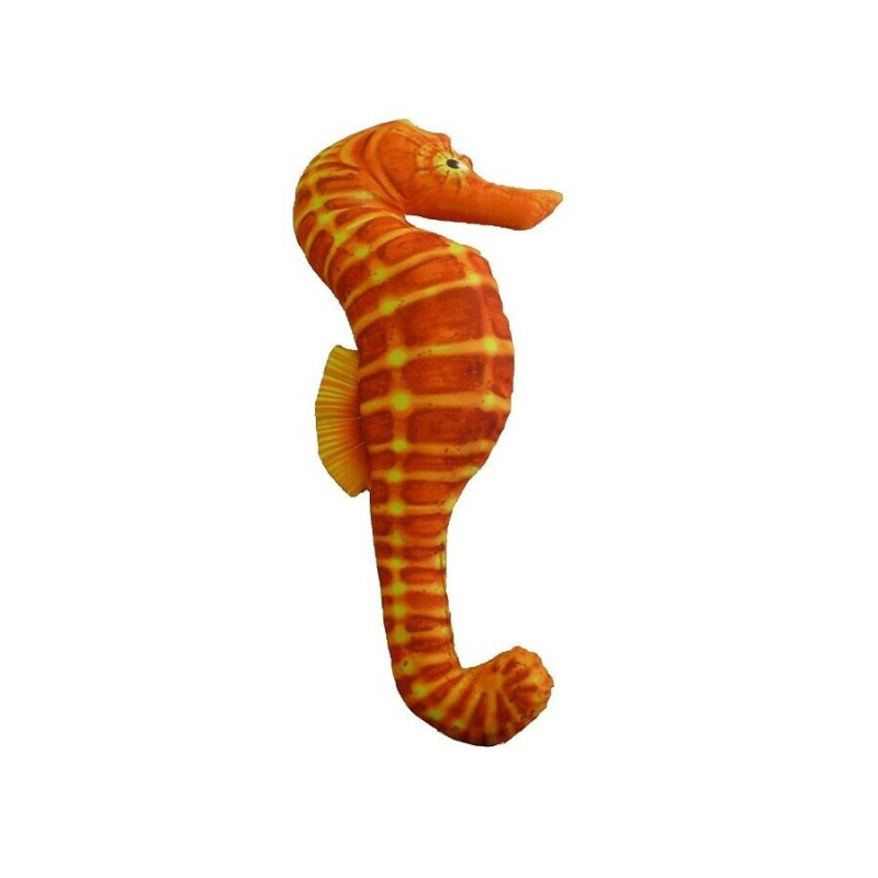 Polštář Koníček mořský mini, oranžový 40 cm