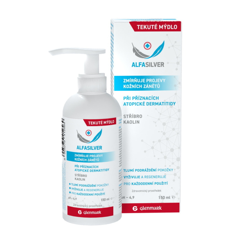 ALFASILVER Tekuté mýdlo 150 ml