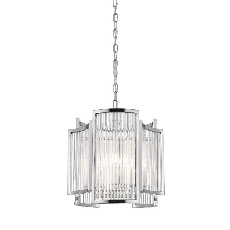 Zuma Line Luxusní závěsné křišťálové svítidlo Sergio ⌀ 35cm Barva: Chrom