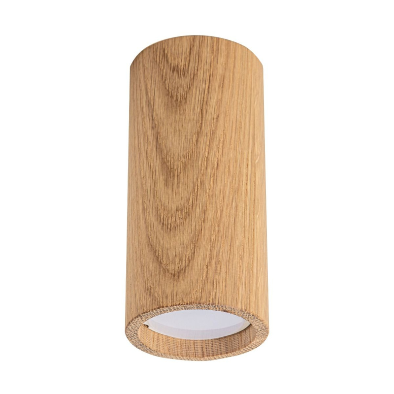 Zuma Line Bodové dřevěné svítidlo OAK, 15W, ø 6cm