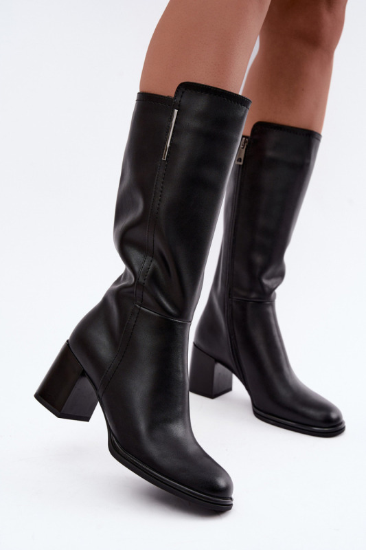 Kozačky na podpatku model 231599 Step in style 39