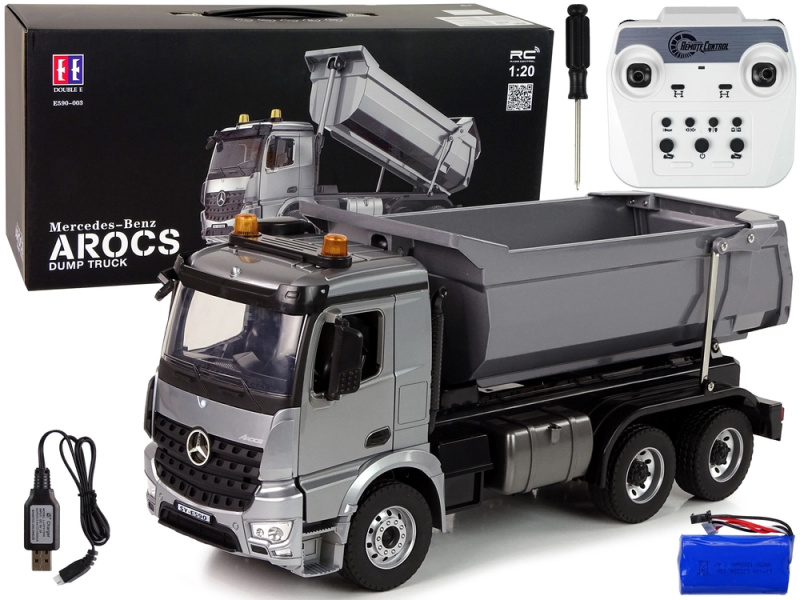 Mercedes Arocs Kovový sklápěč R/C aplikace E590-003
