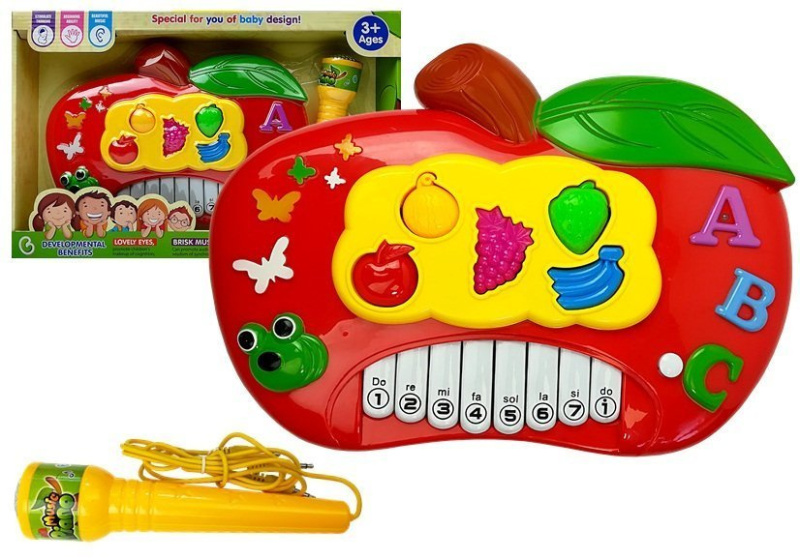 LEAN Toys Elektronické piano Apple Connect to Phone