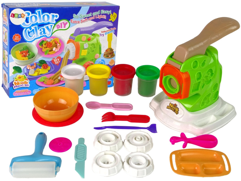 LEANToys Stroj na výrobu špaget z plastelíny