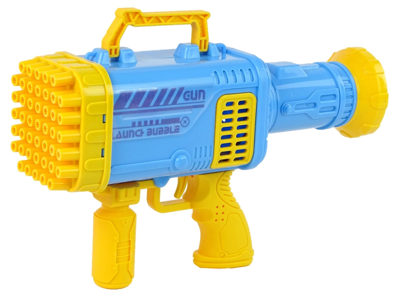 Pistole na mýdlové bubliny Bazooka s 45 otvory Stroj na výrobu mýdlových bublin