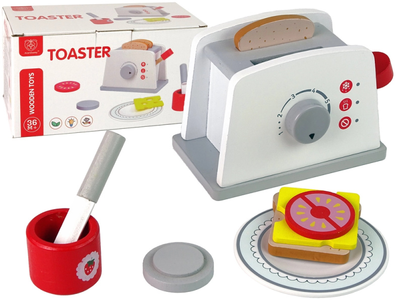 Lean Toys toustovač Snídaňový knoflík pro děti
