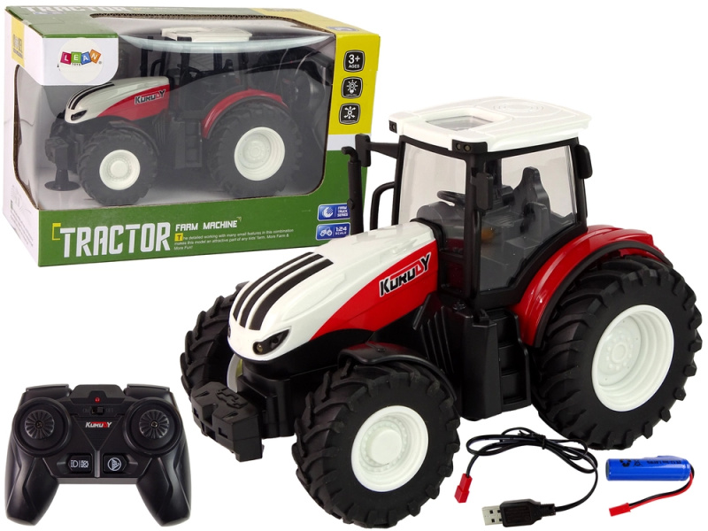Zemědělský traktor na dálkové ovládání 1:24