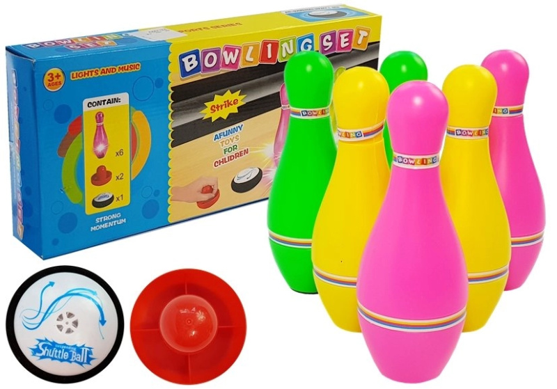 Lean Toys Bowlingový set se světly