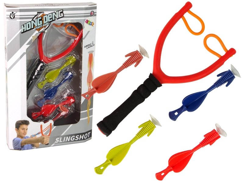 LEANToys Prak na šipky s přísavkou SLINGSHOT