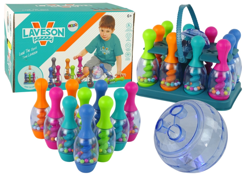 Lean Toys Arkádová bowlingová hra se světelnou koulí
