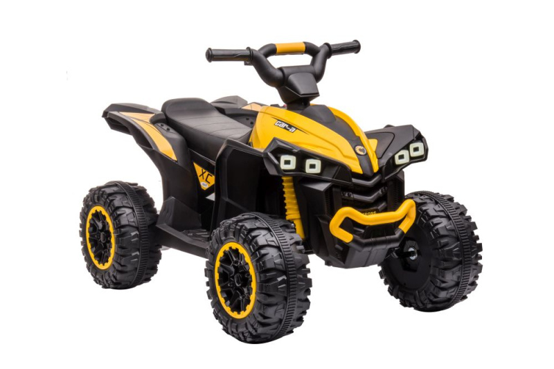 LeanToys dětská elektrická čtyřkolka XC-sport 2x45W žlutá