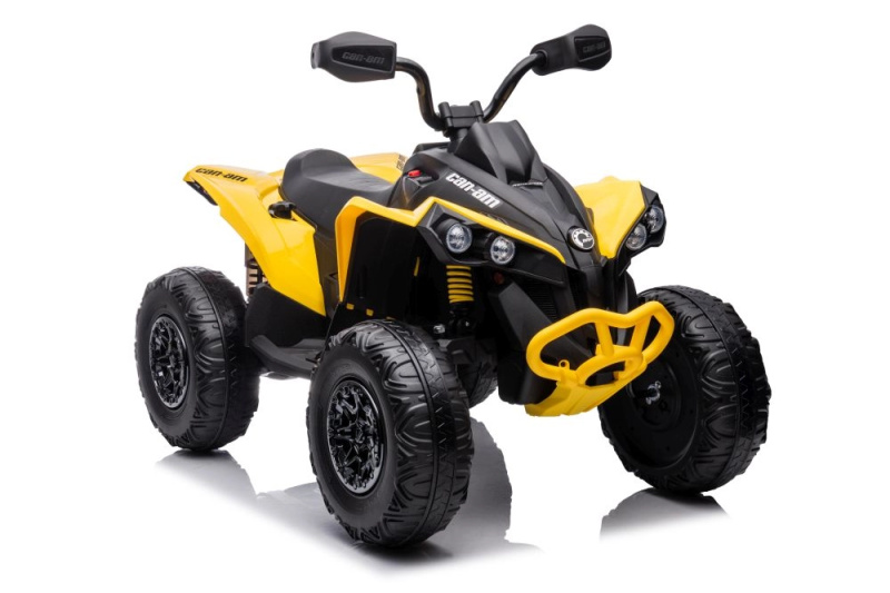 Lean cars Quad na baterie CAN-AM Renegate žlutá