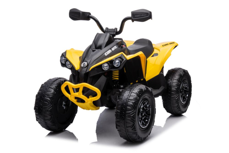Lean cars Quad na baterie CAN-AM Renegate žlutá