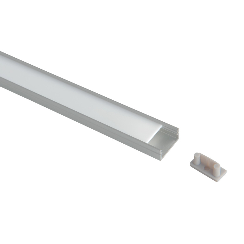 Kanlux Hliníkový profil PROFILO J SET-MI-AL, 1000 x 14,4 x 6,6 mm