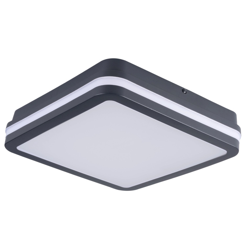 Kanlux Stropní LED svítidlo BENO 24-30W CCT-L-SEG se senzorem grafit 26 x 26 cm