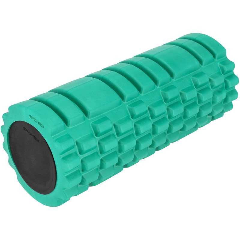 Spokey MIX ROLL Masážní fitness válec 2v1, 33 cm, zelený