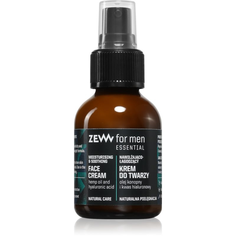 Zew For Men Essential Moisturising & Soothing Face Cream hydratační pleťový krém pro muže 50 ml