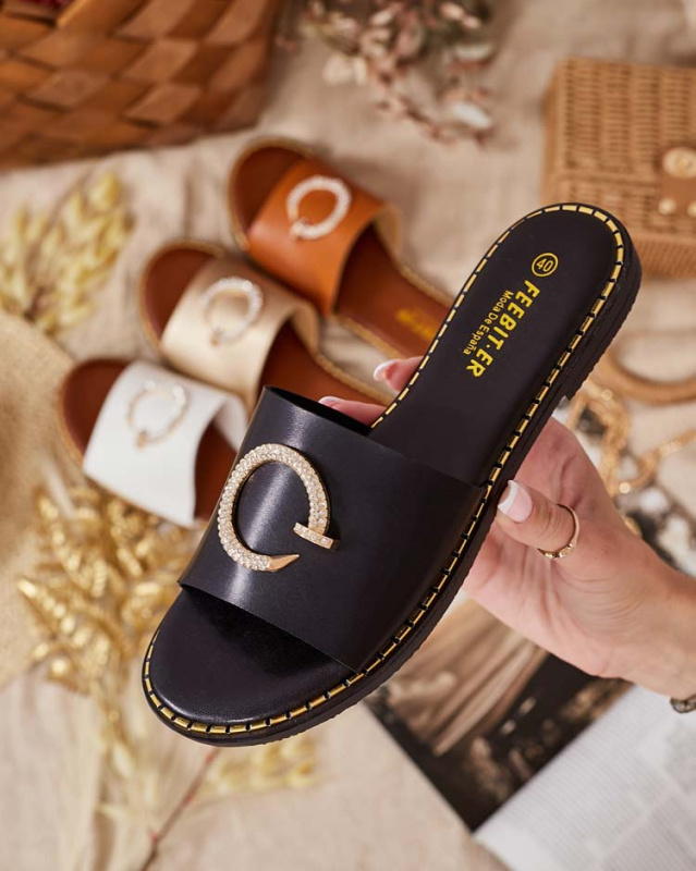 Dámské žabky Omerta s plochou podrážkou