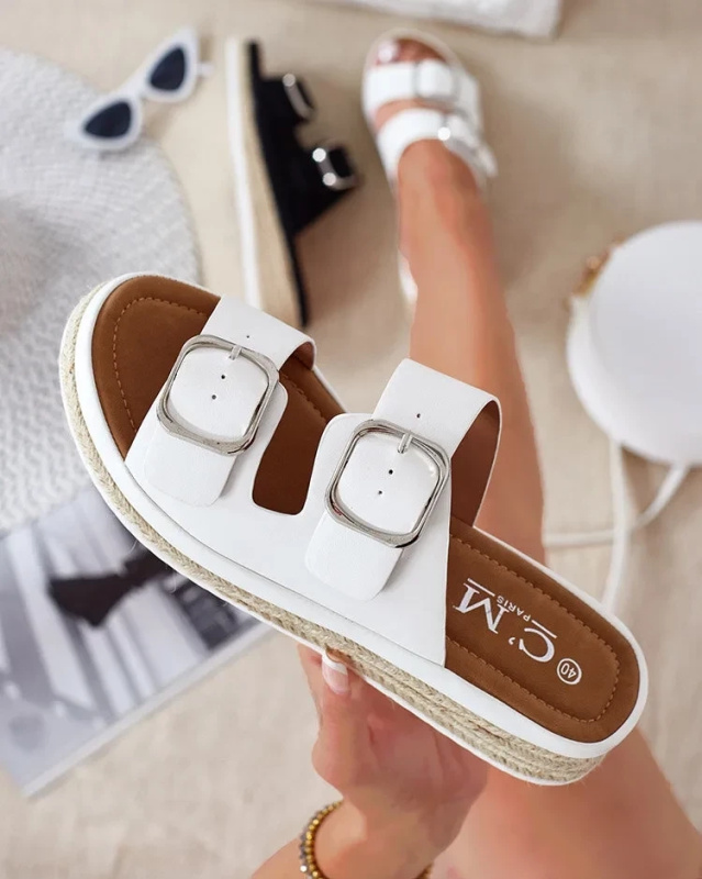 Dámské žabky s přezkami Ossfo