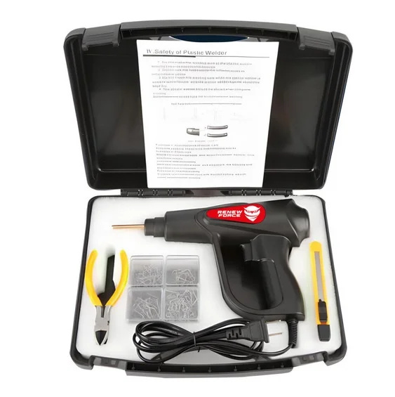 RENEW FORCE Svářečka plastů Renew Force WG-X90 70W + kompletní sada s 1200 sponkami a příslušenstvím
