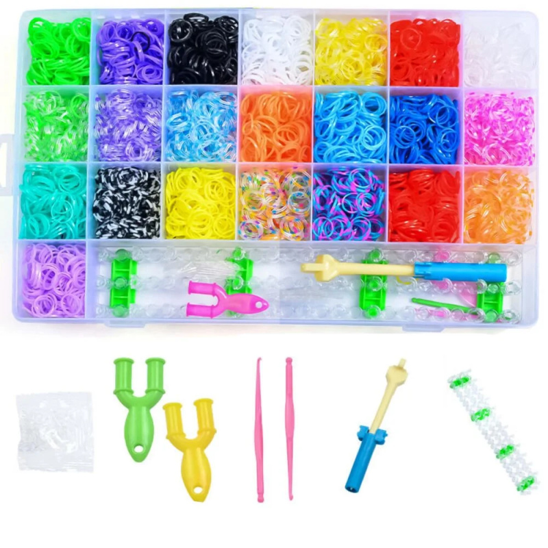 Cameleon Sada na výrobu gumových náramků BMK-6700 XXL - 6700 ks