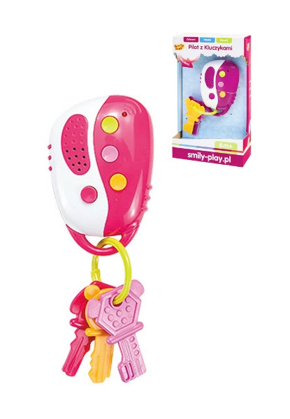Dětský klíčenkový dálkový ovladač se světlem a melodiemi