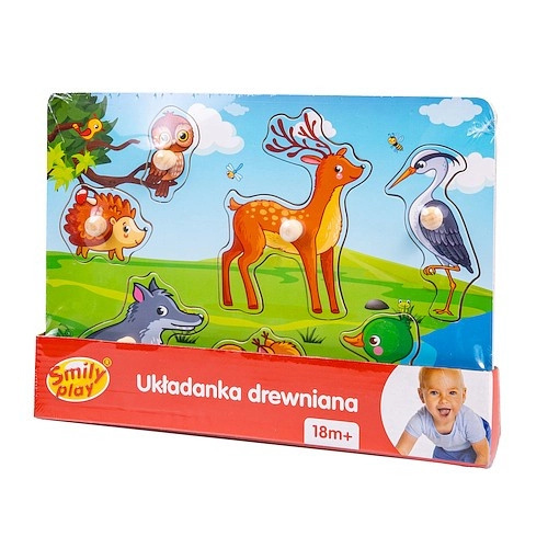 Smilly Play vkládačka lesní zvířátka