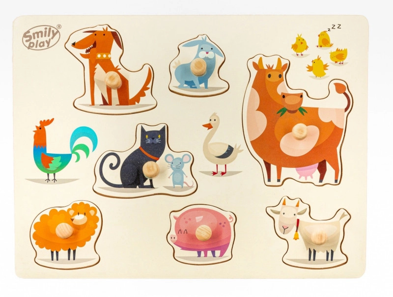 Smily Play SPW83804 puzzle se zvířaty