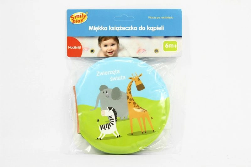 SmilyPlay Zvířata světa měkká knížka do koupele