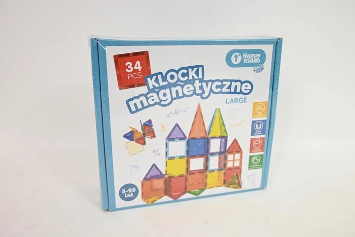 Magnetické stavební kostky SmilyPlay 34 ks