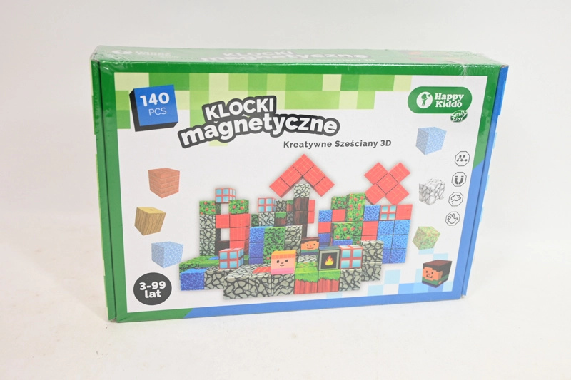 Magnetická stavebnice – magnetické kostky 140 dílů