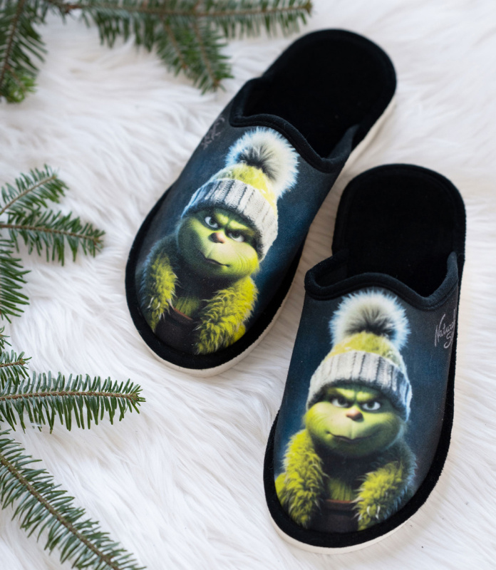 Dámské pantofle Natural Style NS-107, černé