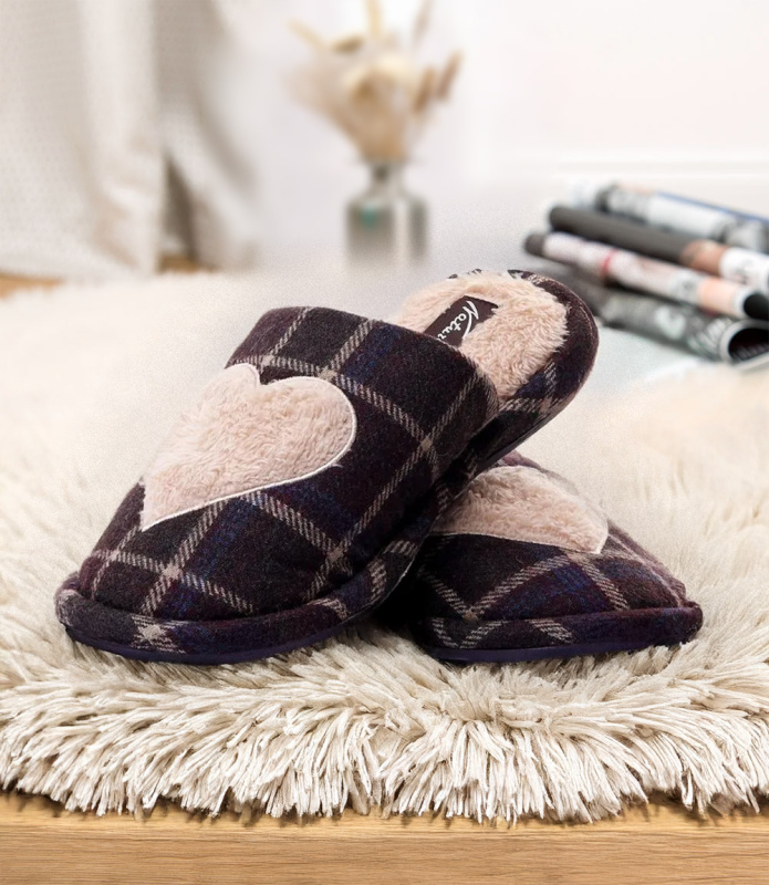 Dámské pantofle Natural Style NS-245 fialové