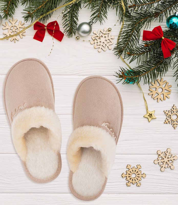 Dámské pantofle Natural Style NS-080 Beige