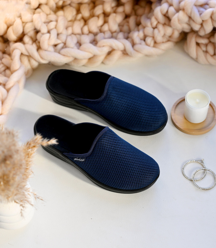 Dámské pantofle Natural Style NS-709 modré